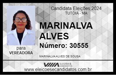 Candidato MARINALVA ALVES 2024 - TUTÓIA - Eleições