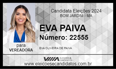 Candidato EVA PAIVA 2024 - BOM JARDIM - Eleições