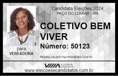 Candidato COLETIVO BEM VIVER - PEDRA 2024 - PAÇO DO LUMIAR - Eleições