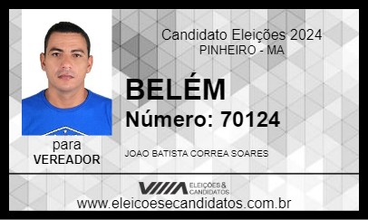 Candidato BELÉM 2024 - PINHEIRO - Eleições