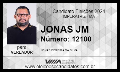 Candidato JONAS JM 2024 - IMPERATRIZ - Eleições