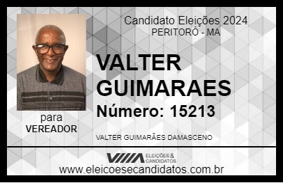 Candidato VALTER GUIMARAES 2024 - PERITORÓ - Eleições