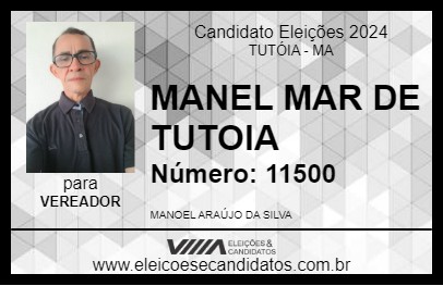 Candidato MANEL MAR DE TUTOIA 2024 - TUTÓIA - Eleições