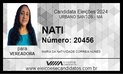 Candidato NATI 2024 - URBANO SANTOS - Eleições