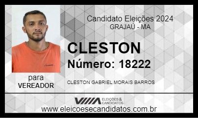 Candidato CLESTON 2024 - GRAJAÚ - Eleições