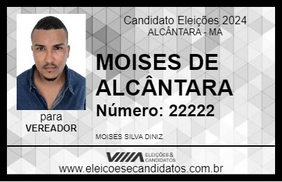 Candidato MOISES DE ALCÂNTARA 2024 - ALCÂNTARA - Eleições