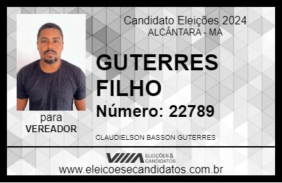 Candidato GUTERRES FILHO 2024 - ALCÂNTARA - Eleições