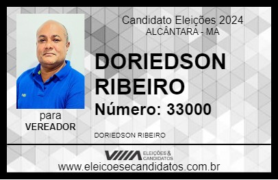 Candidato DORIEDSON RIBEIRO 2024 - ALCÂNTARA - Eleições