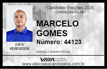 Candidato MARCELO GOMES 2024 - CHAPADINHA - Eleições