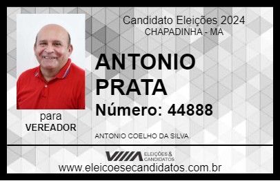 Candidato ANTONIO PRATA 2024 - CHAPADINHA - Eleições