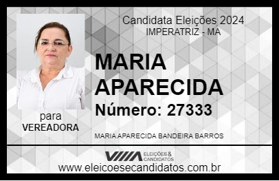 Candidato MARIA APARECIDA 2024 - IMPERATRIZ - Eleições