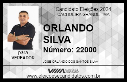 Candidato ORLANDO SILVA 2024 - CACHOEIRA GRANDE - Eleições