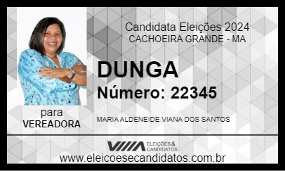 Candidato DUNGA 2024 - CACHOEIRA GRANDE - Eleições