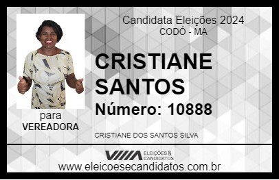 Candidato CRISTIANE SANTOS 2024 - CODÓ - Eleições