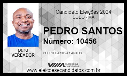 Candidato PEDRO SANTOS 2024 - CODÓ - Eleições