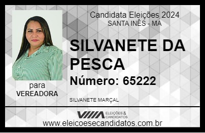 Candidato SILVANETE DA PESCA 2024 - SANTA INÊS - Eleições