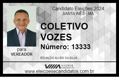 Candidato COLETIVO VOZES 2024 - SANTA INÊS - Eleições