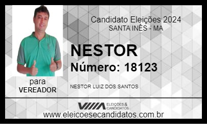 Candidato NESTOR 2024 - SANTA INÊS - Eleições