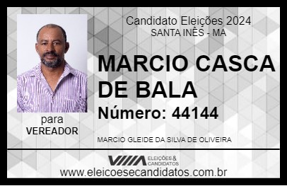 Candidato MARCIO CASCA DE BALA 2024 - SANTA INÊS - Eleições