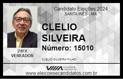 Candidato CLELIO SILVEIRA 2024 - SANTA INÊS - Eleições