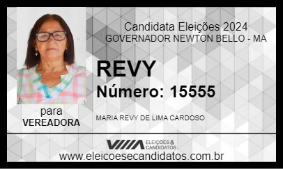 Candidato REVY 2024 - GOVERNADOR NEWTON BELLO - Eleições