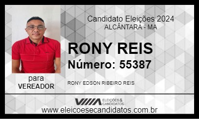 Candidato RONY REIS 2024 - ALCÂNTARA - Eleições