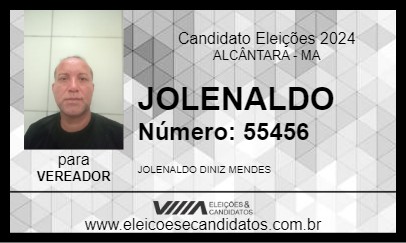 Candidato JOLENALDO 2024 - ALCÂNTARA - Eleições