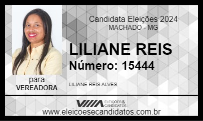 Candidato LILIANE REIS 2024 - MACHADO - Eleições