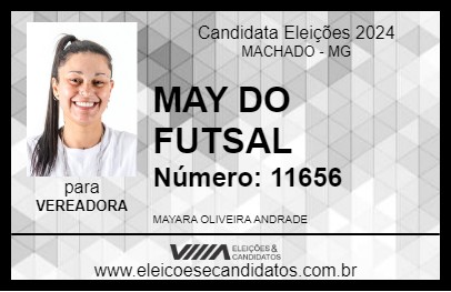 Candidato MAY DO FUTSAL 2024 - MACHADO - Eleições