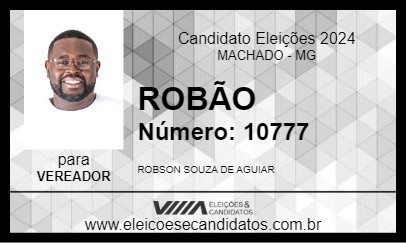 Candidato ROBÃO 2024 - MACHADO - Eleições