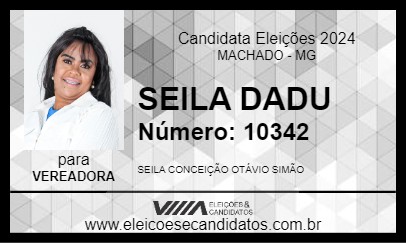 Candidato SEILA DADU 2024 - MACHADO - Eleições