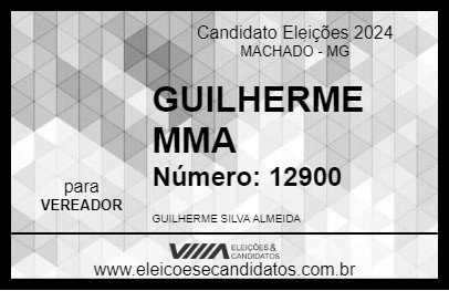 Candidato GUILHERME MMA 2024 - MACHADO - Eleições