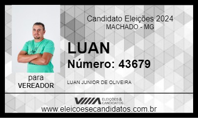 Candidato LUAN 2024 - MACHADO - Eleições