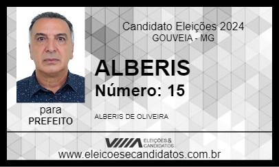 Candidato ALBERIS 2024 - GOUVEIA - Eleições