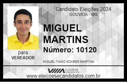 Candidato MIGUEL MARTINS 2024 - GOUVEIA - Eleições