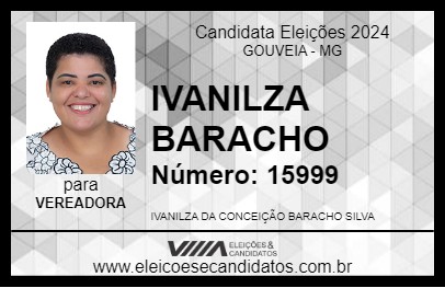 Candidato IVANILZA BARACHO 2024 - GOUVEIA - Eleições