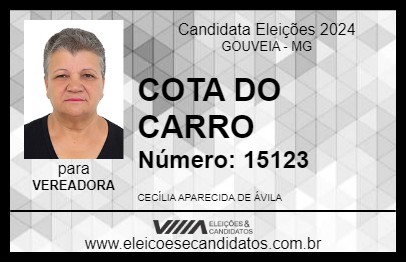 Candidato COTA DO CARRO 2024 - GOUVEIA - Eleições