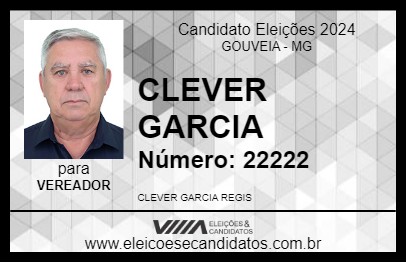 Candidato CLEVER GARCIA 2024 - GOUVEIA - Eleições