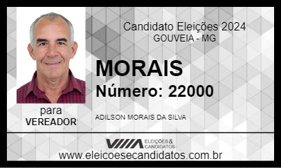 Candidato MORAIS 2024 - GOUVEIA - Eleições