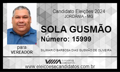 Candidato SOLA GUSMÃO 2024 - JORDÂNIA - Eleições