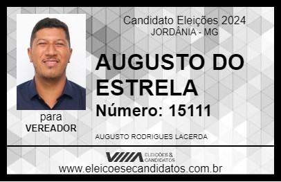 Candidato AUGUSTO DO ESTRELA 2024 - JORDÂNIA - Eleições