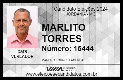 Candidato MARLITO TORRES 2024 - JORDÂNIA - Eleições