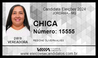 Candidato CHICA 2024 - JORDÂNIA - Eleições