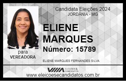 Candidato ELIENE DO SINDICATO 2024 - JORDÂNIA - Eleições