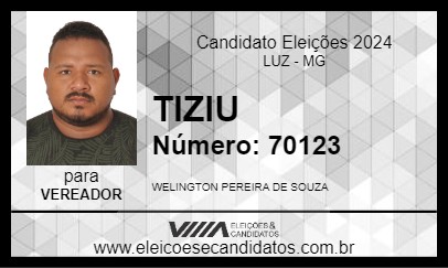 Candidato TIZIU 2024 - LUZ - Eleições