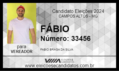 Candidato FÁBIO 2024 - CAMPOS ALTOS - Eleições