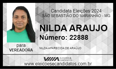 Candidato NILDA ARAUJO 2024 - SÃO SEBASTIÃO DO MARANHÃO - Eleições