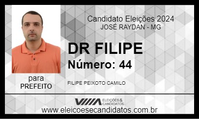 Candidato DR FILIPE 2024 - JOSÉ RAYDAN - Eleições