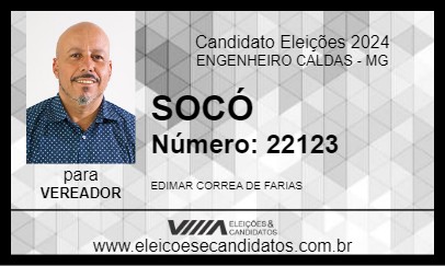 Candidato SOCÓ 2024 - ENGENHEIRO CALDAS - Eleições