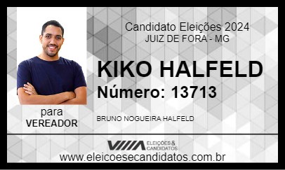 Candidato KIKO HALFELD 2024 - JUIZ DE FORA - Eleições